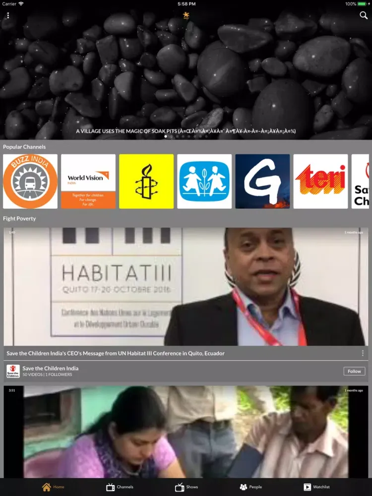 Zrzuty ekranu Soch Network iPad 