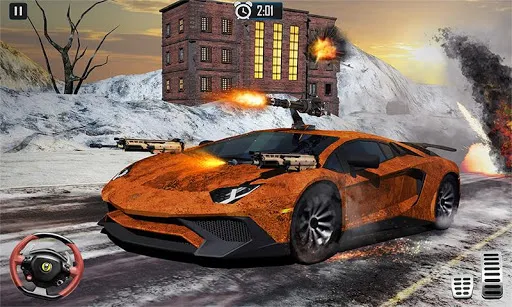 Mad Car War Death Racing Games应用截图
