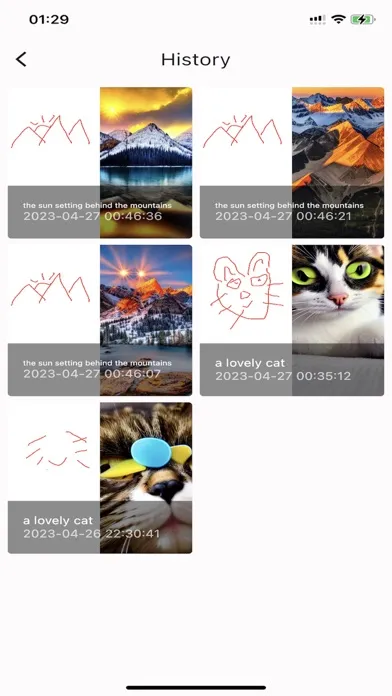 Capturas de pantalla de DrawCat-sketche into art by AI