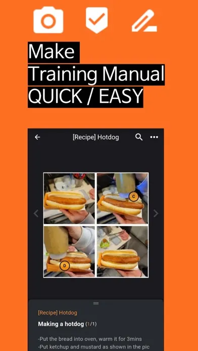 Capturas de tela do MANUALL-Work Manual on the Go