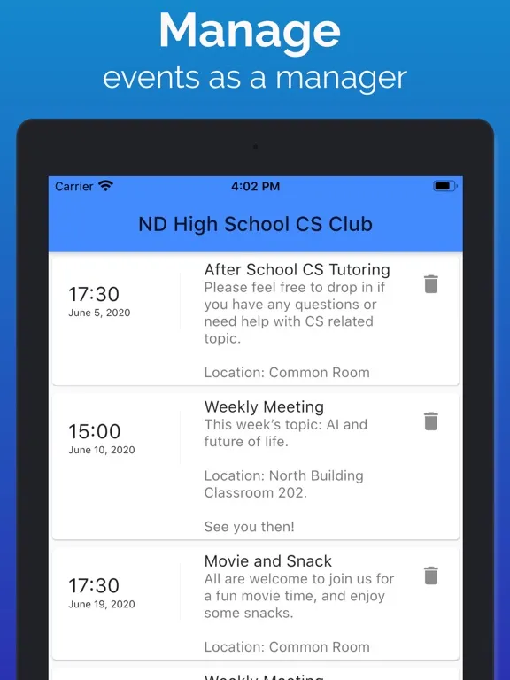 Organizers iPad 應用截圖