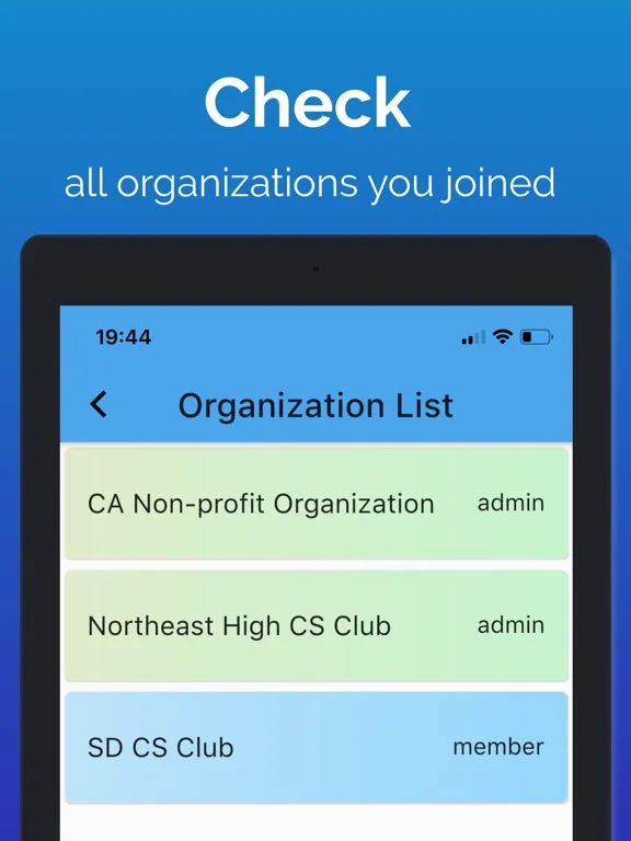 Organizers iPad 應用截圖