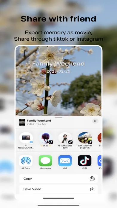 Memov-Video diary for memories Screenshots
