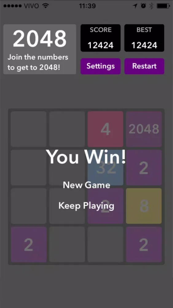 تصاویر 2048 - Math Puzzle Game