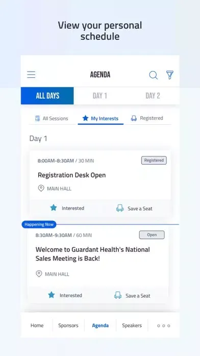 Guardant Health Events Screenshots