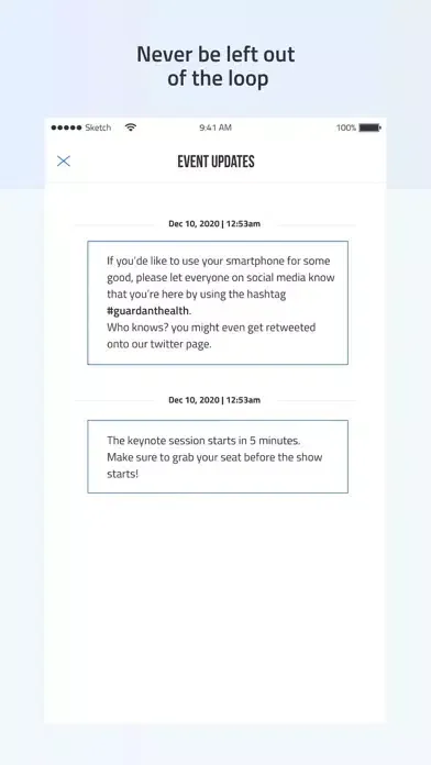 Guardant Health Events Screenshots