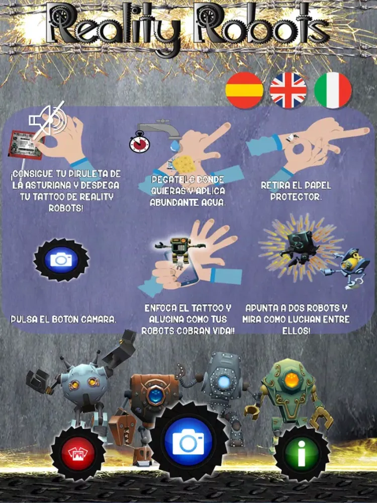 Capturas de tela do Reality Robots Lollipop iPad 