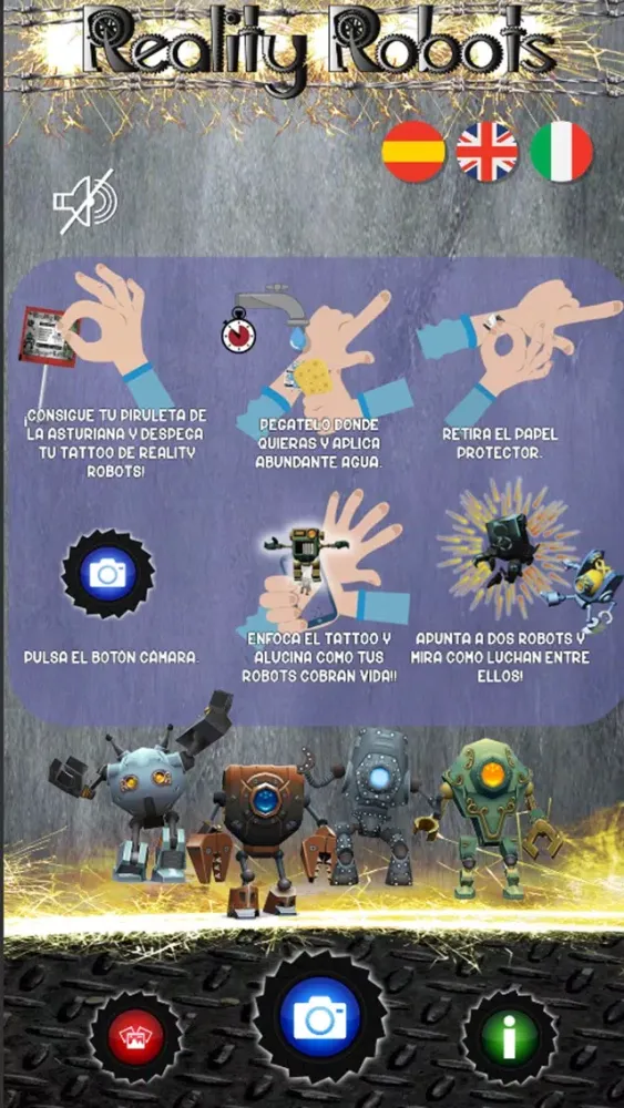 Capturas de tela do Reality Robots Lollipop