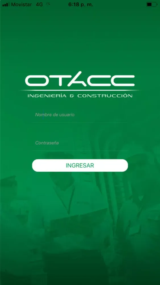 Capturas de tela do otacc