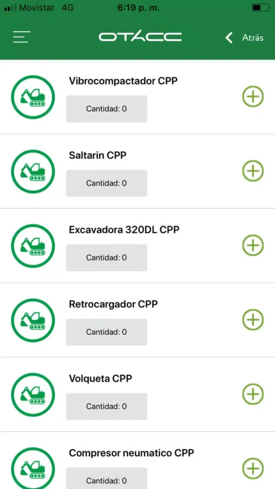 Capturas de tela do otacc