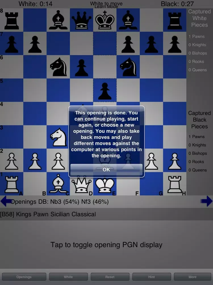 Chess Opener iPad  سکرین شاٹس
