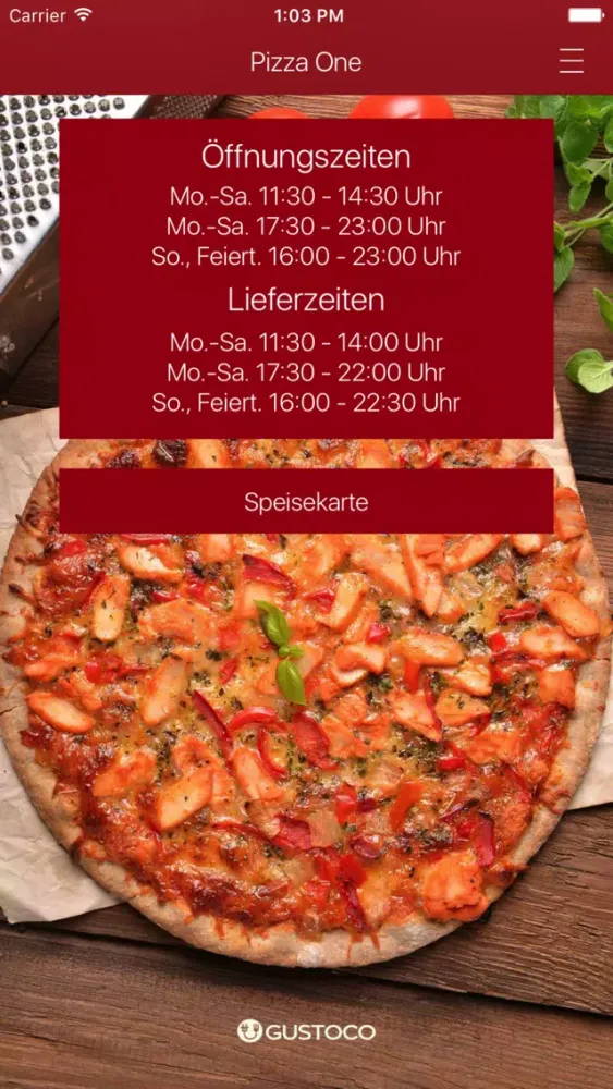 Pizza One1 سکرین شاٹس