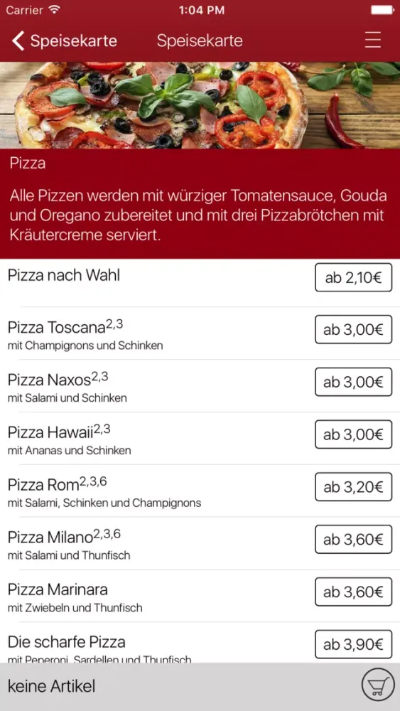 Pizza One1 سکرین شاٹس