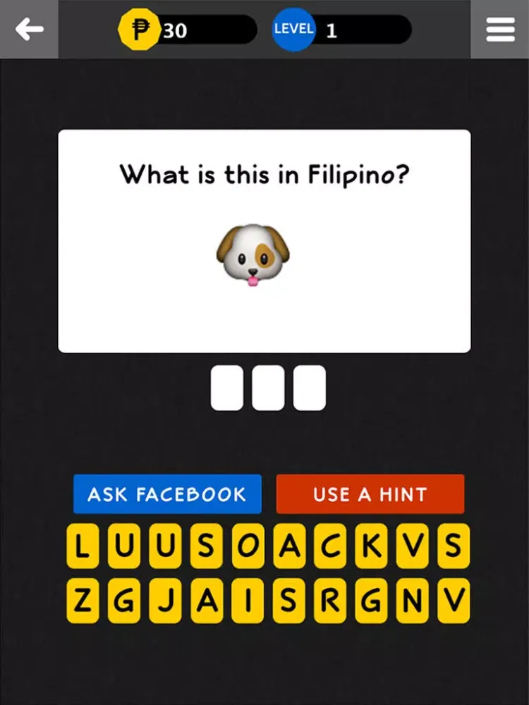 ภาพหน้าจอของ Pinoy Emoji Guessing Game iPad 