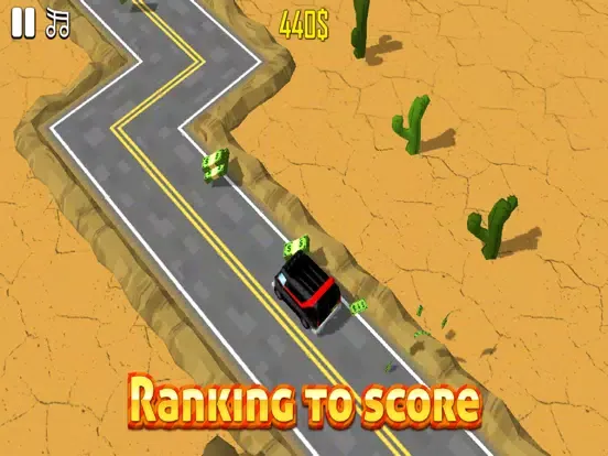 Capturas de pantalla de Car Keep Money - Drive at Winding Road to Endless iPad 