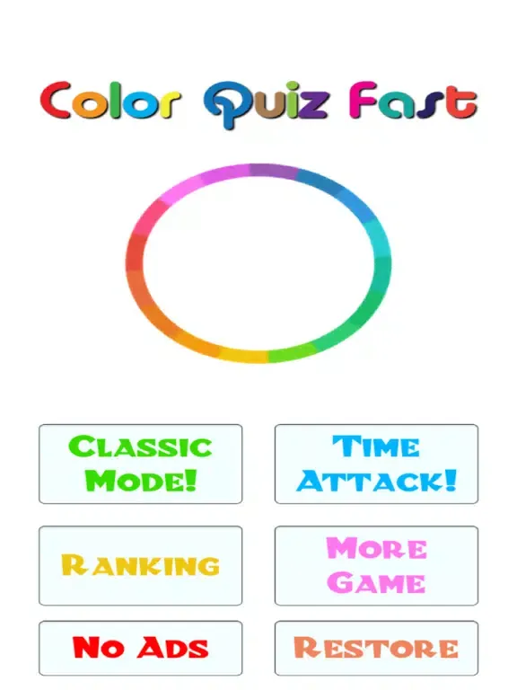 Color Quiz Fast iPad 应用截图