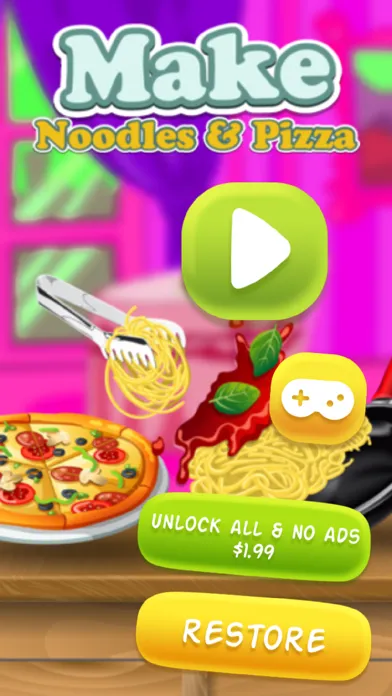Make Noodles & Pizza Screenshots