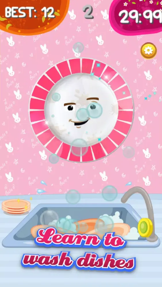 Zrzuty ekranu Salon Many Service - Dish Wash and Draw for Kids