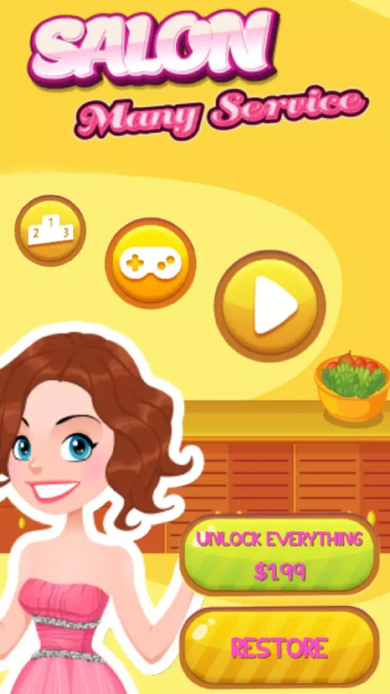 Zrzuty ekranu Salon Many Service - Dish Wash and Draw for Kids
