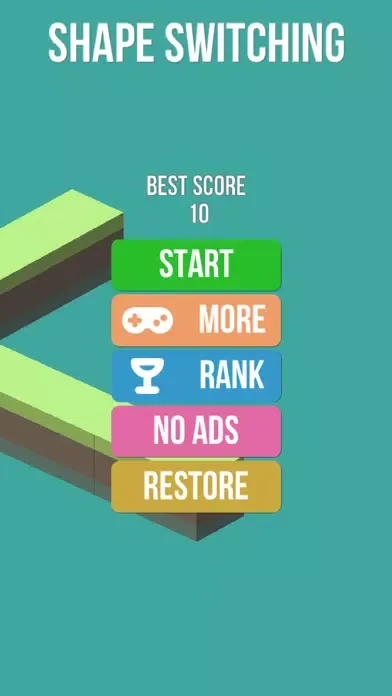 Screenshot di Shape Switching - Through Wall to Endless