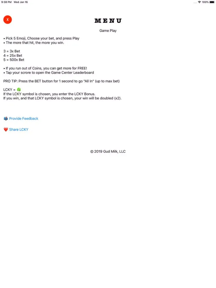 LCKY iPad 应用截图