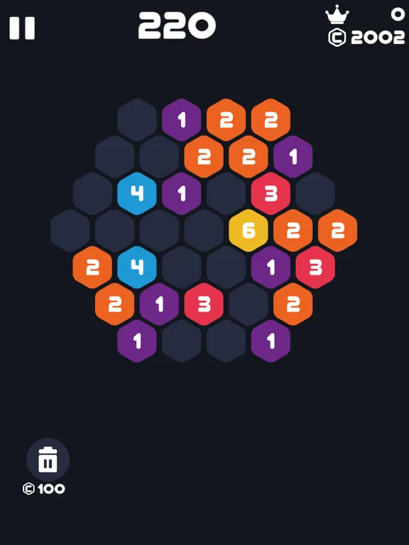 Hexa Number Smash : Tap Puzzle iPad  سکرین شاٹس