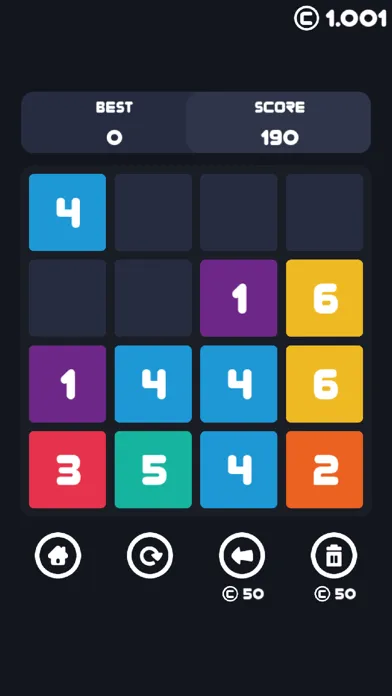 Tangkapan layar Slide To Six! Swipe Number