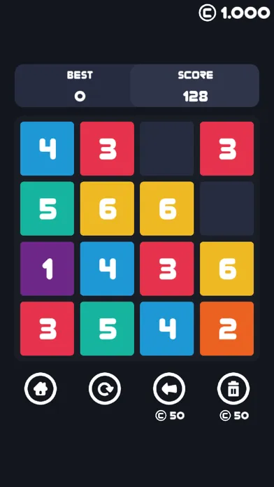 Tangkapan layar Slide To Six! Swipe Number