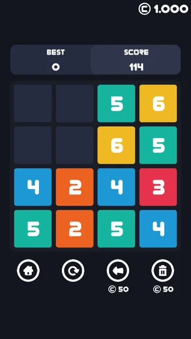 Tangkapan layar Slide To Six! Swipe Number