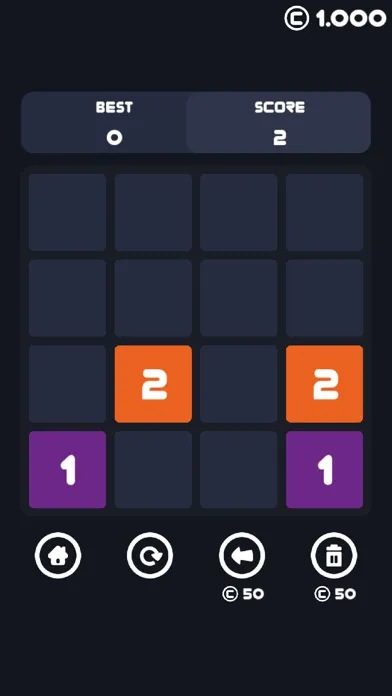 Tangkapan layar Slide To Six! Swipe Number