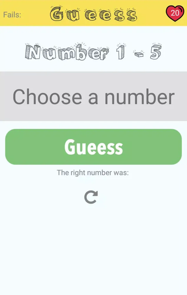 Gueess - The number स्क्रीनशॉट