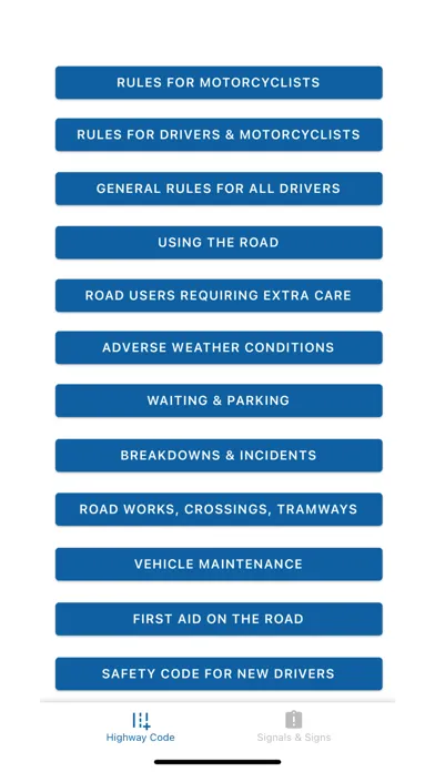 Guernsey Theory Test Manual Screenshots