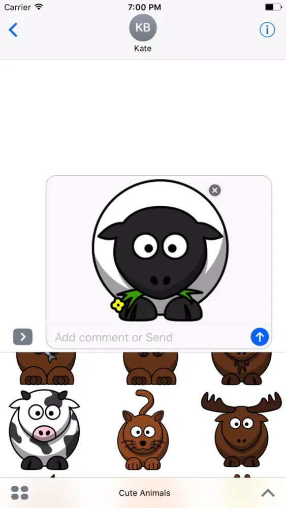 تصاویر Adorable Animals Sticker Pack