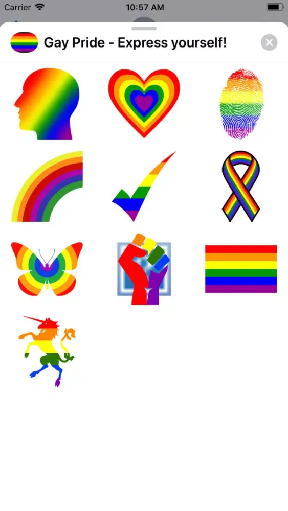 Capturas de pantalla de Gay Pride - Express yourself!