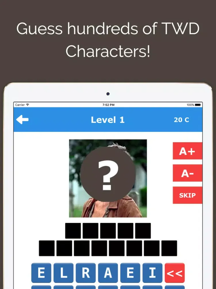 TWD Fan Trivia Quiz iPad  スクリーンショット