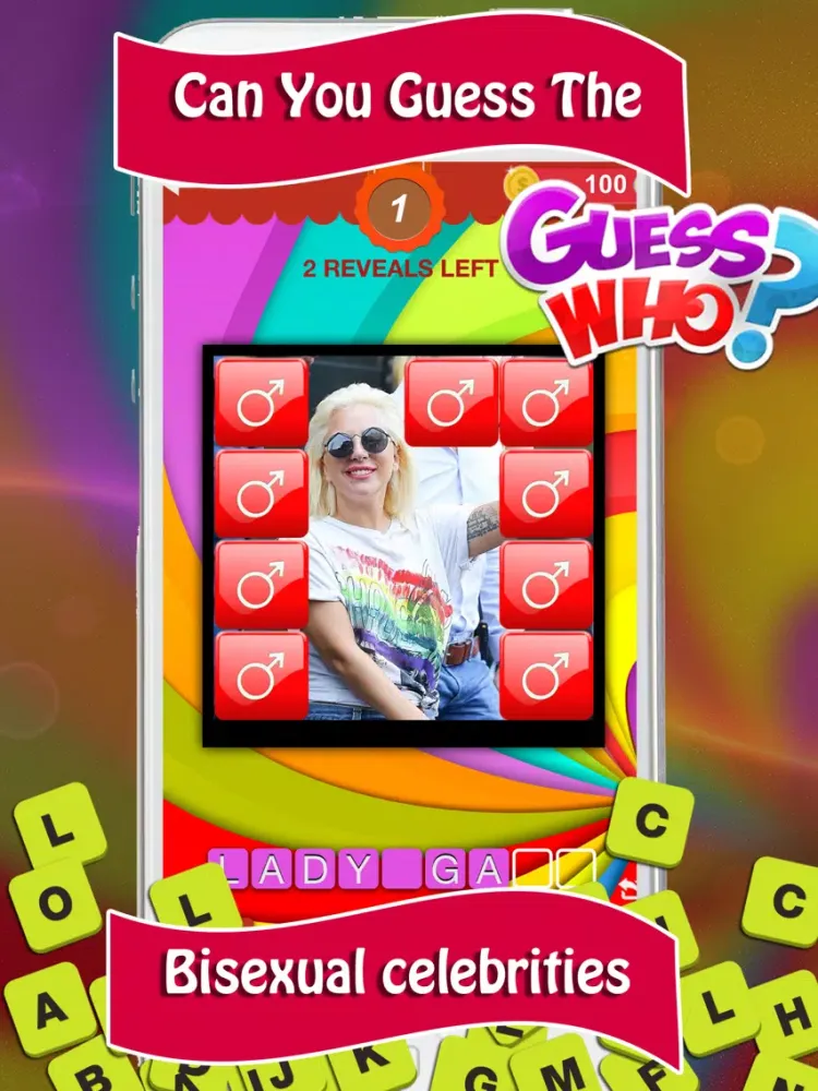 Tangkapan skrin Guess Who Gay HD - Celebrating Bisexuals, Gays, LGBT, Lesbians, & Transgender iPad 