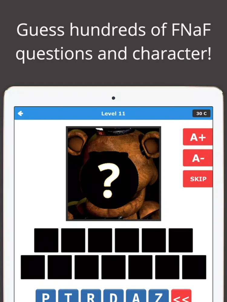 صور Freddy's Guess Quiz iPad 
