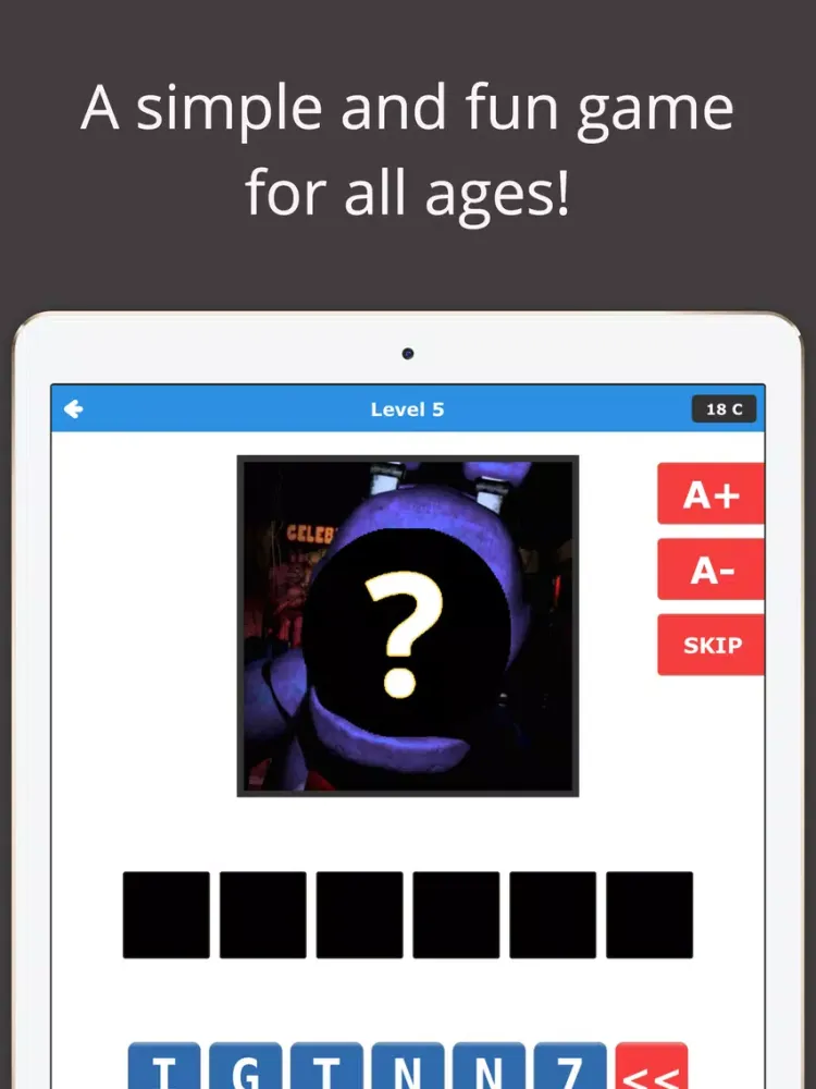 صور Freddy's Guess Quiz iPad 