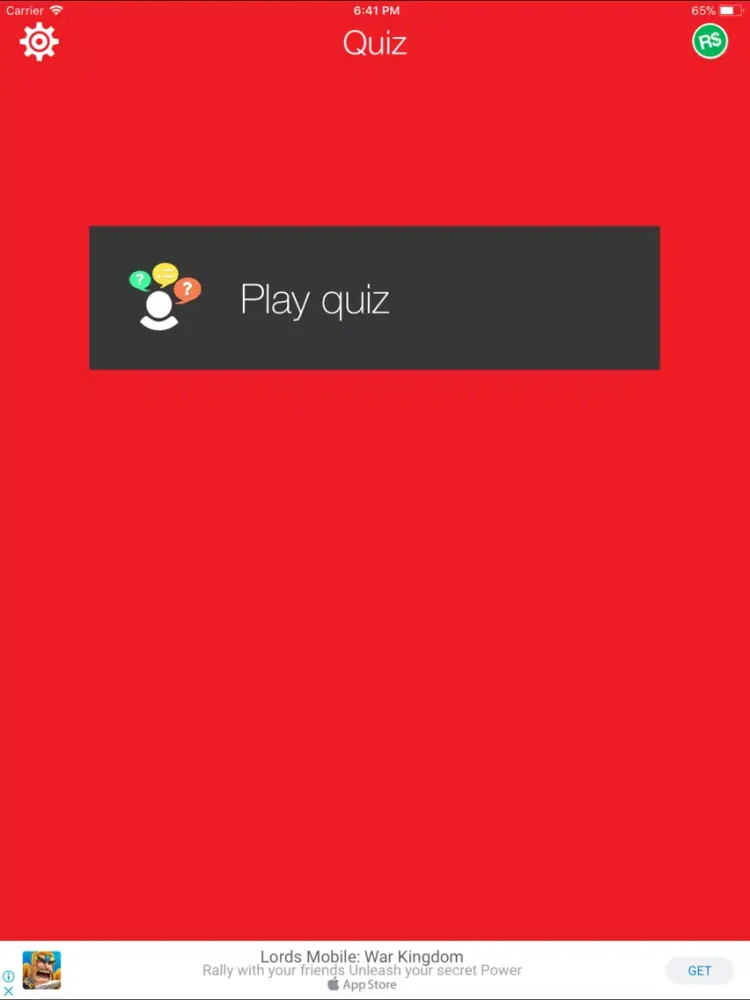 Quiz for robux iPad  Screenshots