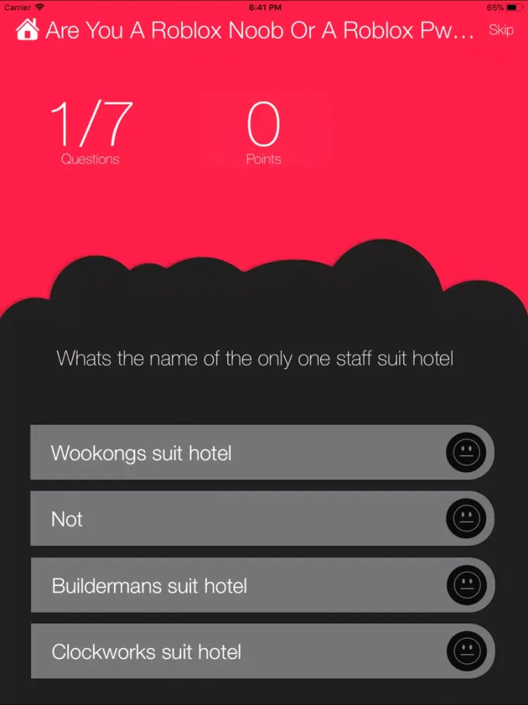 Quiz for robux iPad  Screenshots