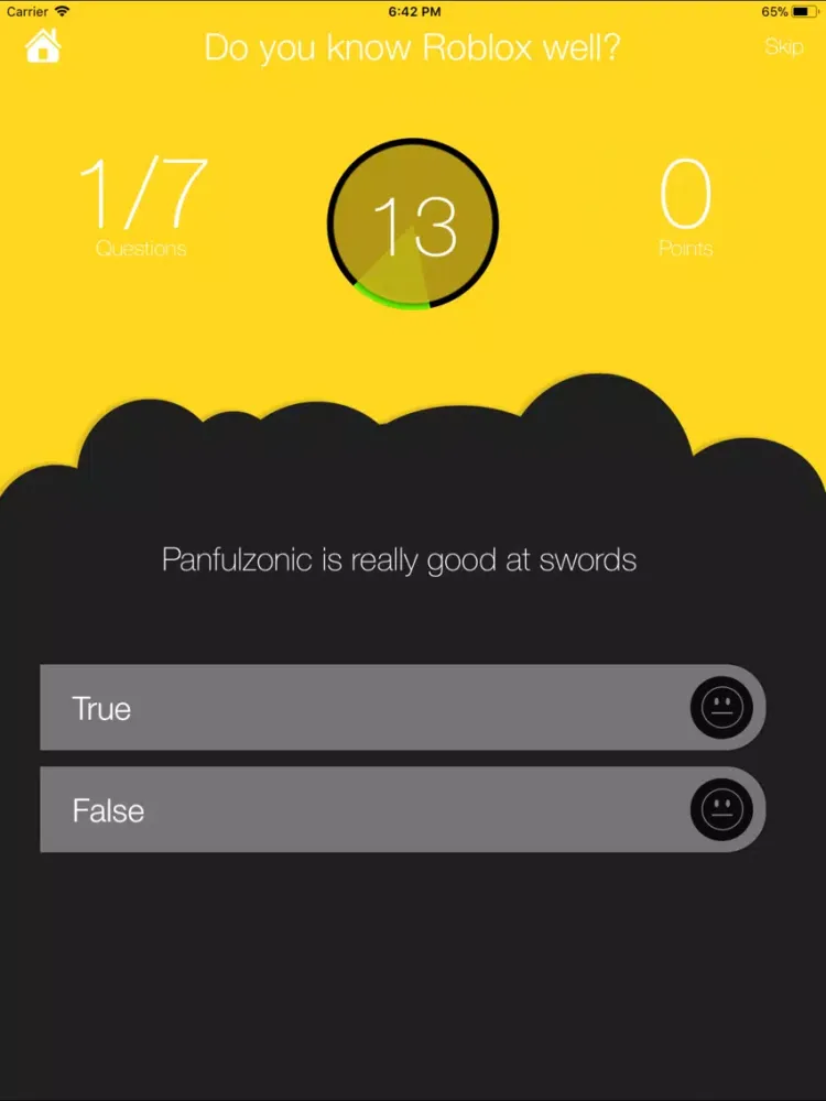 Quiz for robux iPad  Screenshots