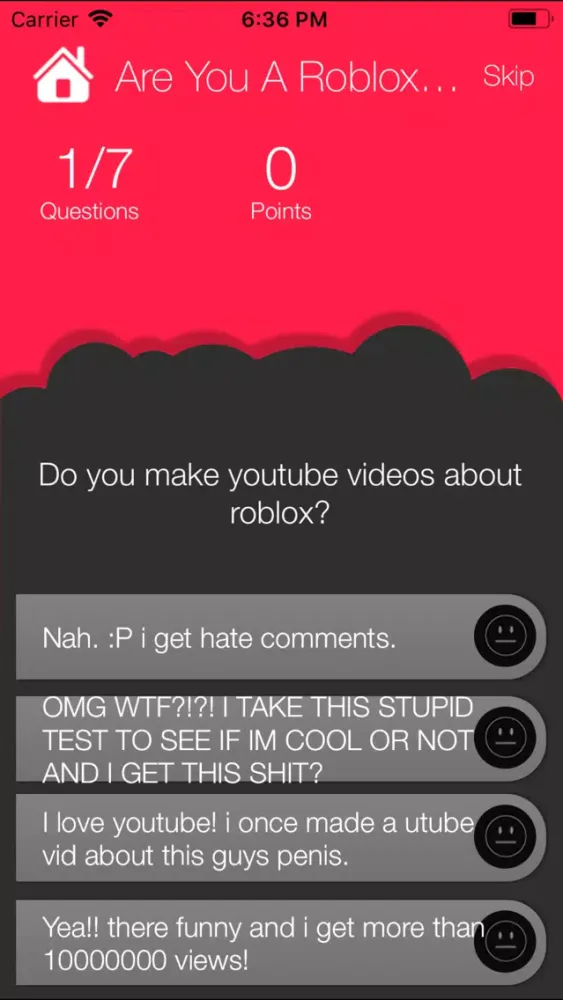 Quiz for robux Screenshots