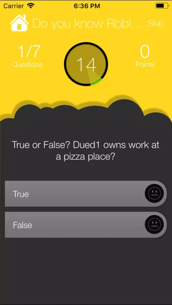 Quiz for robux Screenshots