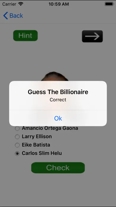 Zrzuty ekranu Guess The Billionaire