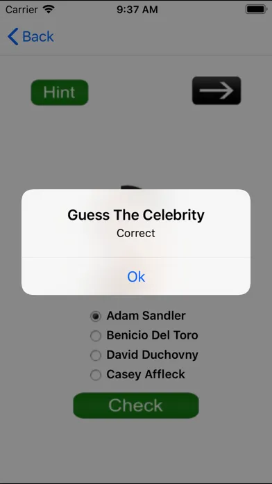 Скриншоты Guess The Celebrity-A Quiz App