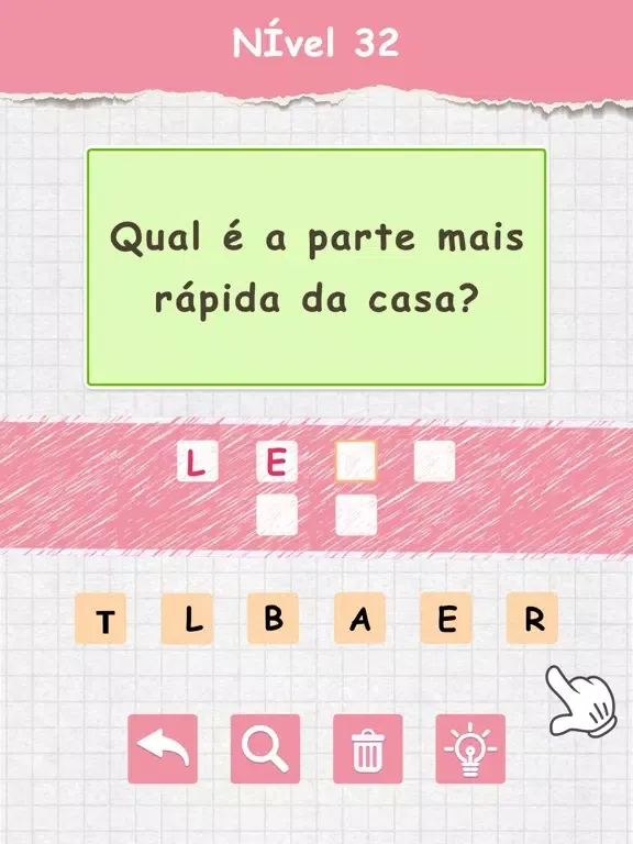Ảnh chụp màn hình của Adivinhar Palavras - Word Game iPad 