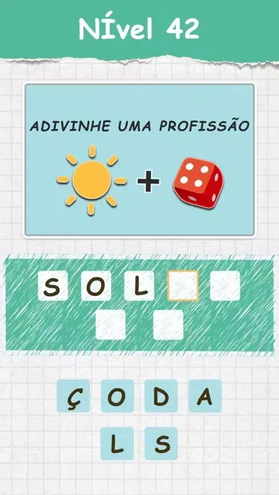 Ảnh chụp màn hình của Adivinhar Palavras - Word Game