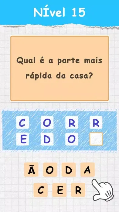 Ảnh chụp màn hình của Adivinhar Palavras - Word Game