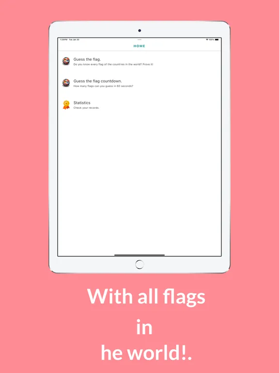 The Flag Master iPad 应用截图