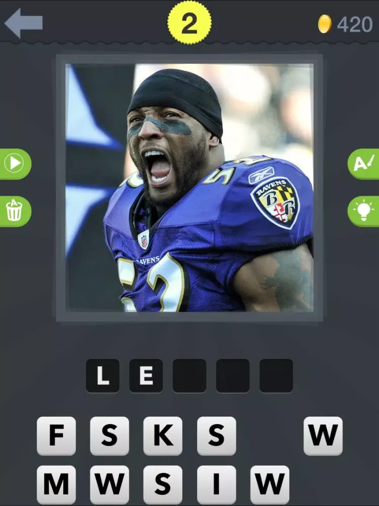 American Football Quiz - Guess The Footballer! iPad 应用截图